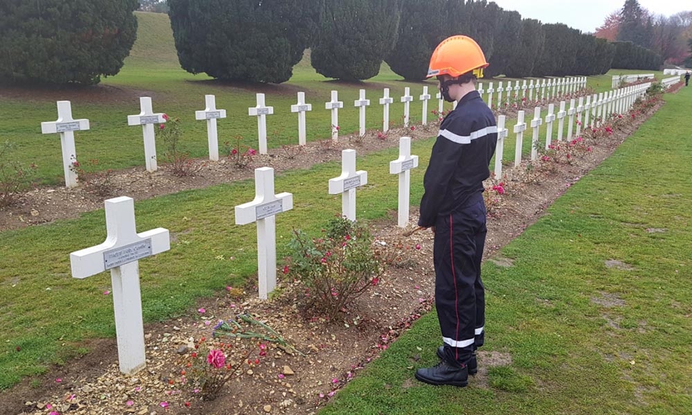 Centenaire 14-18 : hommage aux sapeurs-pompiers tombés pendant la Grande Guerre